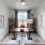a living room with a table and a couch