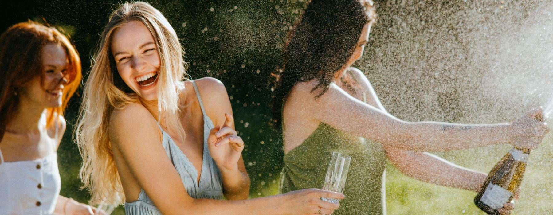 a group of women laughing